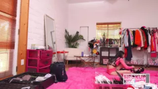 Kaitlyn Katsaros's Ass and Tits Tease Hard in Clothing Swap!