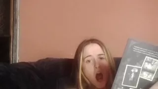 Trying to read while using my vibrator