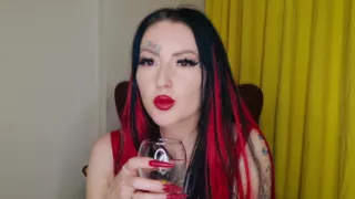 Spit fetish. Mistress sucks lemons, which required more saliva to prepare a special cocktail of spit, drool, and chewed lemons f