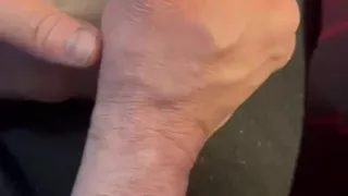 Painting her 4.5 Size feet