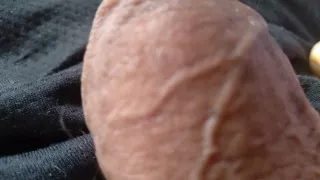 Young cute man charms with his monster cock