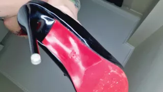 Do you like giantesses? We can easily trample you with our heels or feet. Soles, heels, foot fetish.