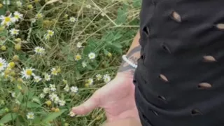 Peeing Outdoor at Different Angles Compilation - Uncut Cock