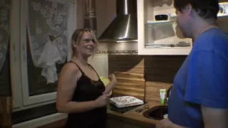 Cumshot on the Glasses MILF