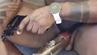 Had a Pump Xl on My Cock See How Big We Can Get It.