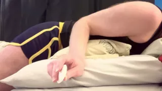 Cspot Gets Horny and Has a Loud Orgasm Watching Porn on Earbuds