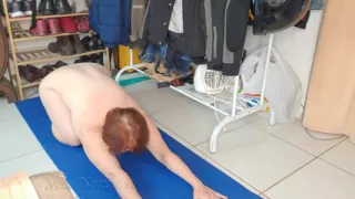 He came home early from work. I was caught naked.