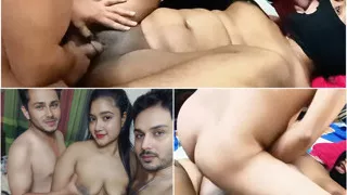 Desi Sexy Girl Fucking BF And Devar Threesome