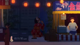 Hentai Game - Big Boobs Country Girl Sex at Festival - All CG Scenes