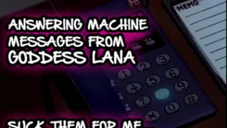 AUDIO ONLY - Answering machine messages 1 suck them for me