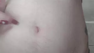 I Caress, Squeeze and Inflate My Hairy Belly