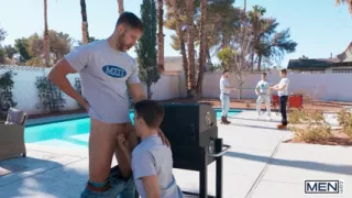 MEN - Arno Antino And Joey Mills Go From Poolside Teasing To Hot Indoor Sex And A Facial Finish