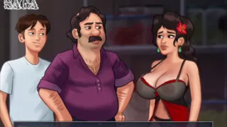 Summertime Saga: Cuckold Husband Watching His Wife's Impregnation By Other Guy - Ep6