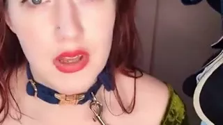 Princess Cum Bucket Our New Pet Slave