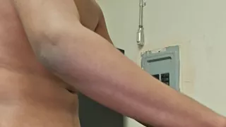 Humping a toy, cumming thrice, and getting all sweaty in the process