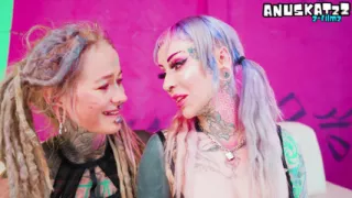 FFM Anal Threesome Big Cock Destroying Fake Tits & Hot Alternative Pornstars