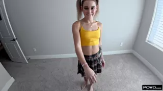 Spinner Slut Lets Big Dick Flood Her Hungry Cunt