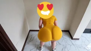 big-bootied woman with a big butt shaking it sexy