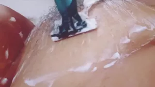 Recording the Depilada of Fat and Hairy Panocha POV