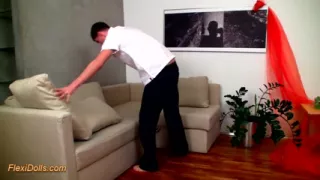 Stepsister gets fucked like a real flexi doll