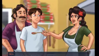 Summertime saga: hot Italian MILF from the pizzeria ep 55