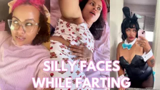 Chubby Girl Natural Fart Compilation Silly Faces Eye Rolls & Laughing
