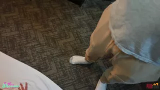 Girlfriend Takes Creampie Cleans Cock and Sucks a Friend