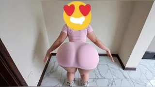 big butt in a very thin thong