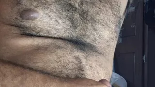 Hairy Giant Man Big Cumshow