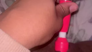 Watch me play with my fat black pussy