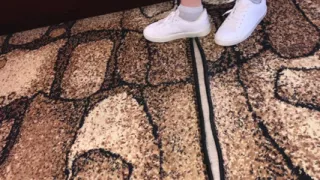 Foot Fetish Sneakers Sock and Bare Feetsfw