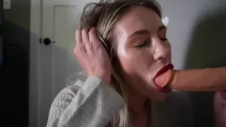 Step-stepmom Sucks Her Step-sons Cock at a Gloryhole Part Two