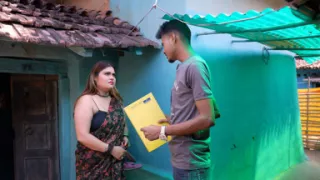 Indian Village Bhabhi Get Fucked in Her Tight Pussy by Loan Manager During Day Time