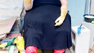 Bat Girl Is Taking a Smoke Break in Her