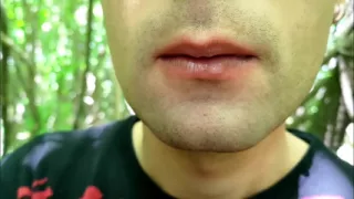 Close up Playing with Cum on Lips - Blowing Cum Bubbles and Swallowing All That Cum