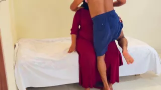 Fucking a Beautiful Stepaunty in Saudi Arabia - Multiple Cum