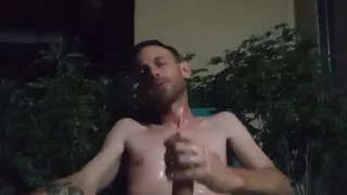 Late Night Oiled up Masturbation Edging Cum Denial Need JOI My Back Yard Neighbors Close by