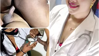 Desi Lady Doctor Teaching Patient Hard Sex