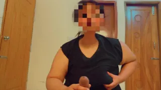 In Midnight Light on & My Hot Stepmom Want Fuck From Me Th...h Her Big Boobs & She Ride on My Cock After Sucking My Cock