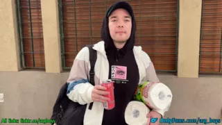 He Said He Was Straight... Until My Pink Monster Cock Showed Up - a Young Student Cheats on his Girlfriend with his Asshole