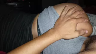 Fucking my friend's girlfriend I couldn't stand the temptation and I detonated inside her hot pussy