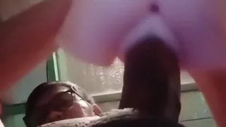Chubby Man Screw His Toy Alone