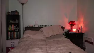 bbw girlfriend does sexy yoga poses before bed