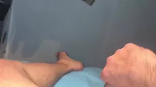 Nice oiled up big white cock edging orgasm