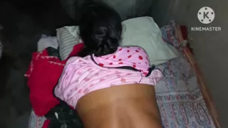 Indian Beautiful Wife Calm Angry Husband With Massage