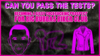 AUDIO ONLY - Becoming a sissy cocksucking prospect for big bubbas biker club