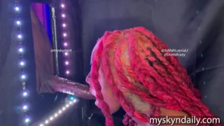 Throat Goat Gets a Big Black Dick