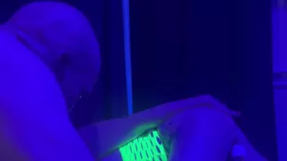 Sneaking Slut Takes Huge Cock