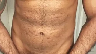 Bearded and Rugged Man Jerking off and Cumming
