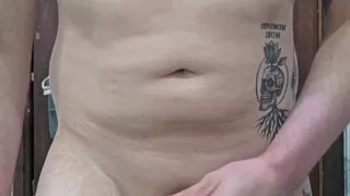 Chubby Showing off Naked Fell on the Net